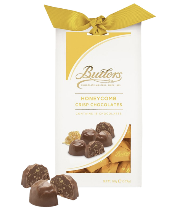 Цукерки шок BUTLERS хруст мед соти 170г